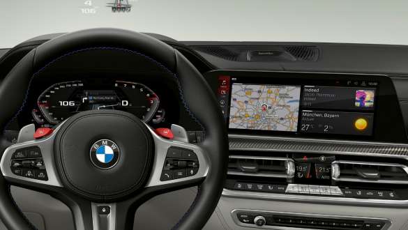 Voitures BMW X5 M avec BMW Live Cockpit Professional BMW Live Cockpit Professional, voitures BMW X5 M F95, intérieur