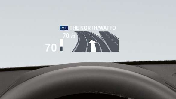 BMW Head-Up Display de la BMW X2 F39 BMW Head-up Display de la BMW X2 2018 F39 intérieur, tableau de bord
