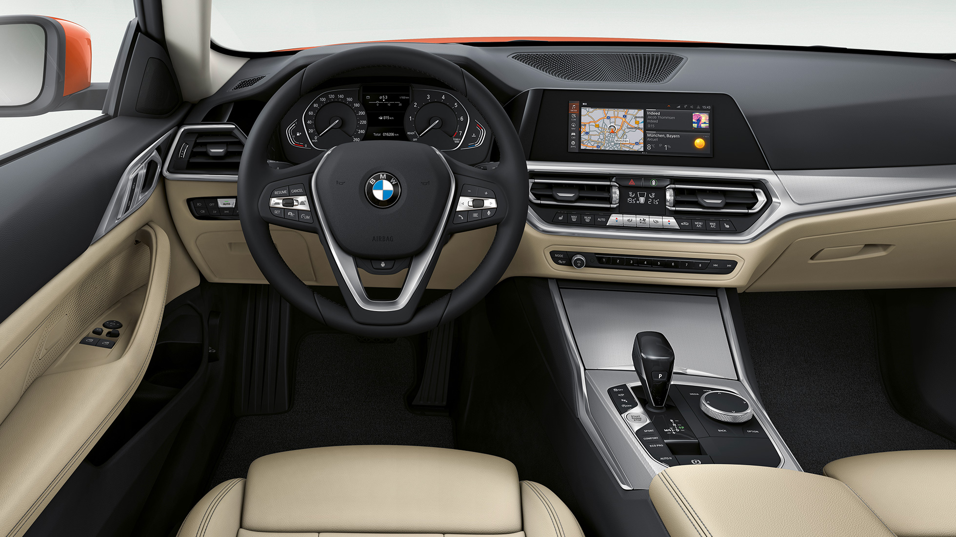 BMW Série 4 Coupé équipement de base G22 2020 BMW Série 4 G22 2020 équipement de base habitacle