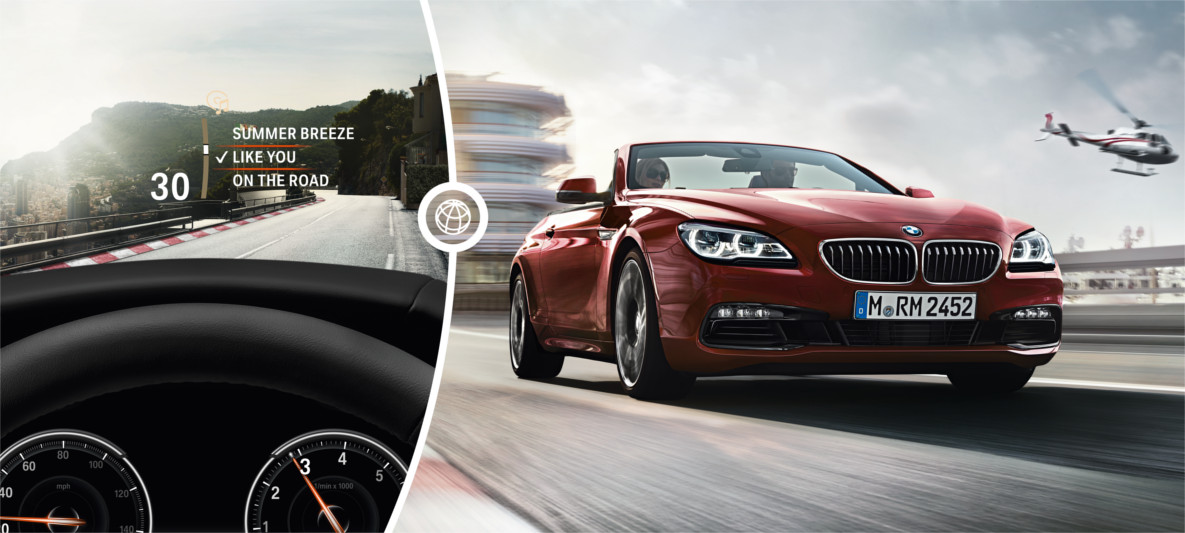 BMW affichage tête haute BMW affichage tête haute