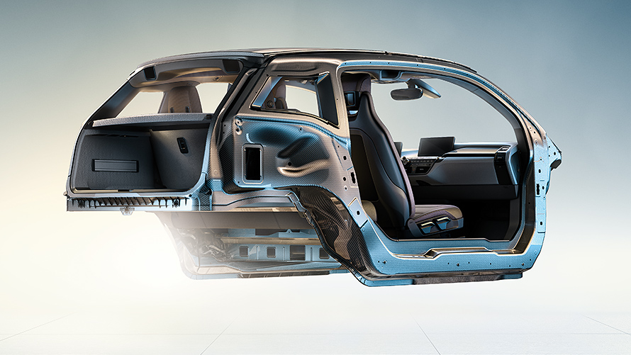 BMW i3 architecture légère La carrosserie innovante de la BMW i3 architecture légère en carbone