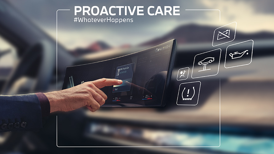 BMW iX1 U11 BEV Proactive Care BMW iX1 U11 BEV intérieur Curved Display Proactive Care