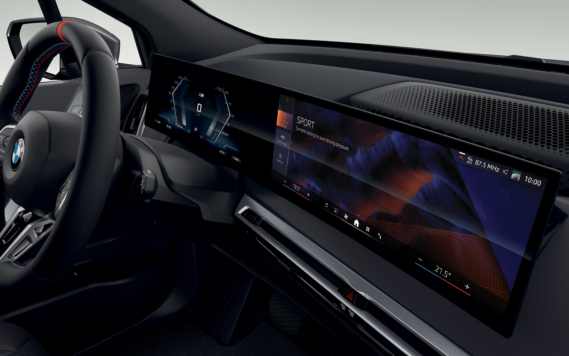 BMW Curved Display BMW iX M60 i20 2022 électrique SUV électrique BMW iX M60 i20 2022 SUV électrique BMW Curved Display habitacle
