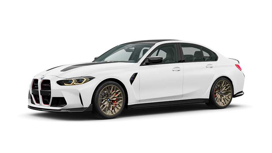 BMW Modèle M BMW M3 G80, vue de trois quarts de profil BMW Modèle M BMW M3 G80, vue de trois quarts de profil