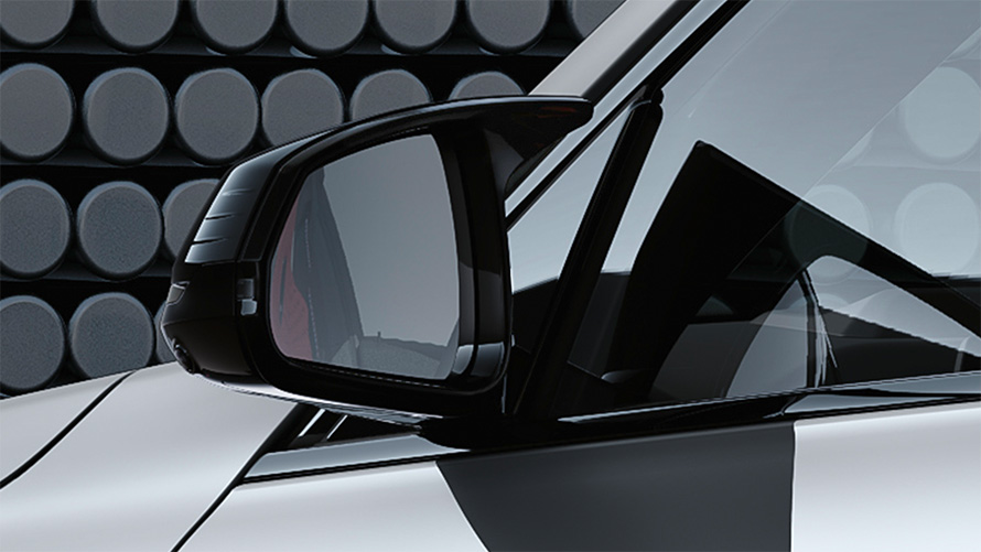 BMW X1 M35i xDrive extérieur détails coques de rétroviseur M