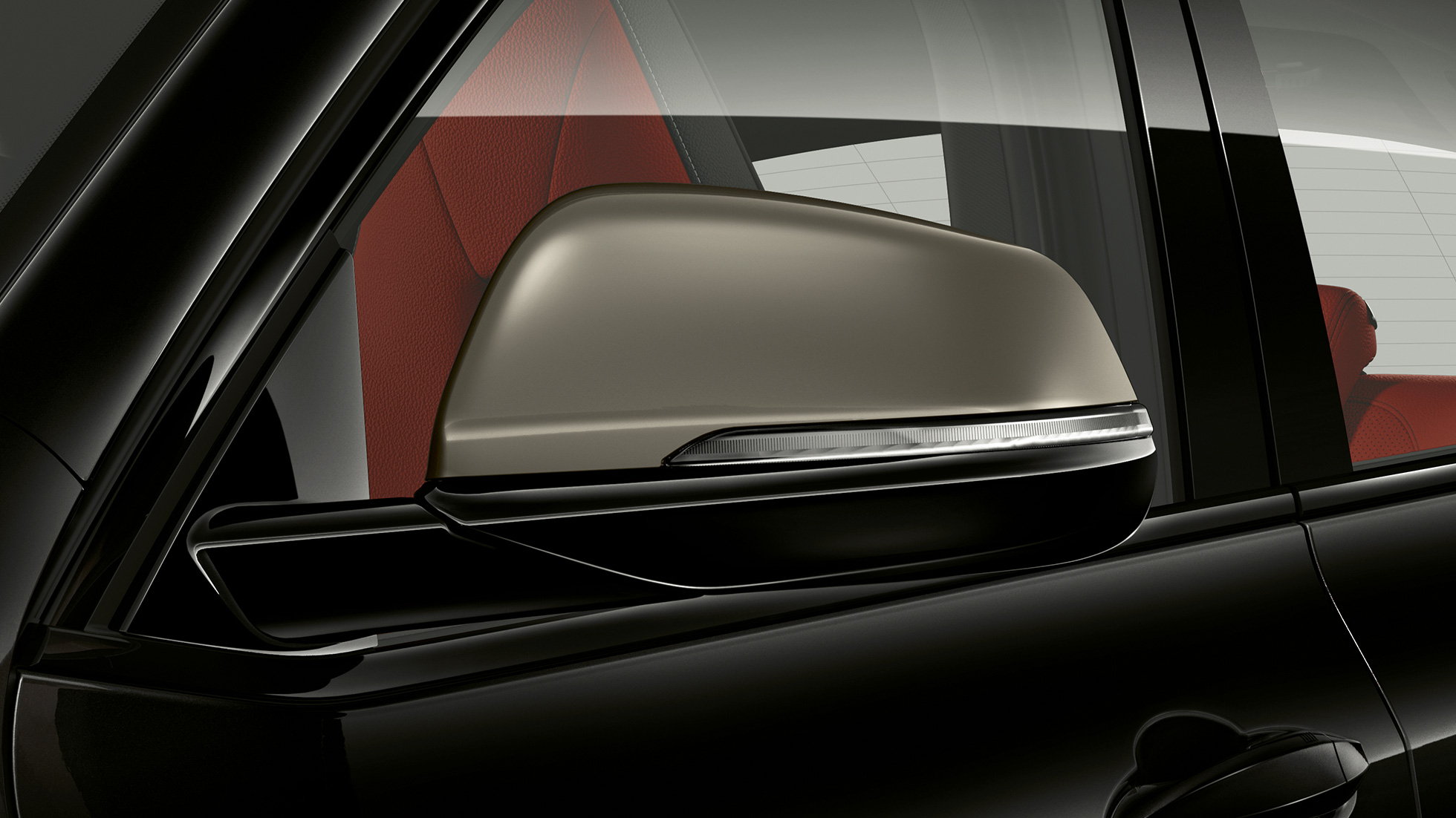 Coques des rétroviseurs extérieurs de la BMW X2 M35i Coques des rétroviseurs extérieurs en Ceriumgrau de la BMW X2 M35i Saphirschwarz metallic F39 Extérieur