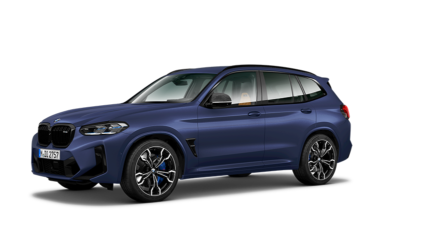 BMW Modèle M BMW X3 M F97, vue de trois quarts de profil BMW Modèle M BMW X3 M F97, vue de trois quarts de profil