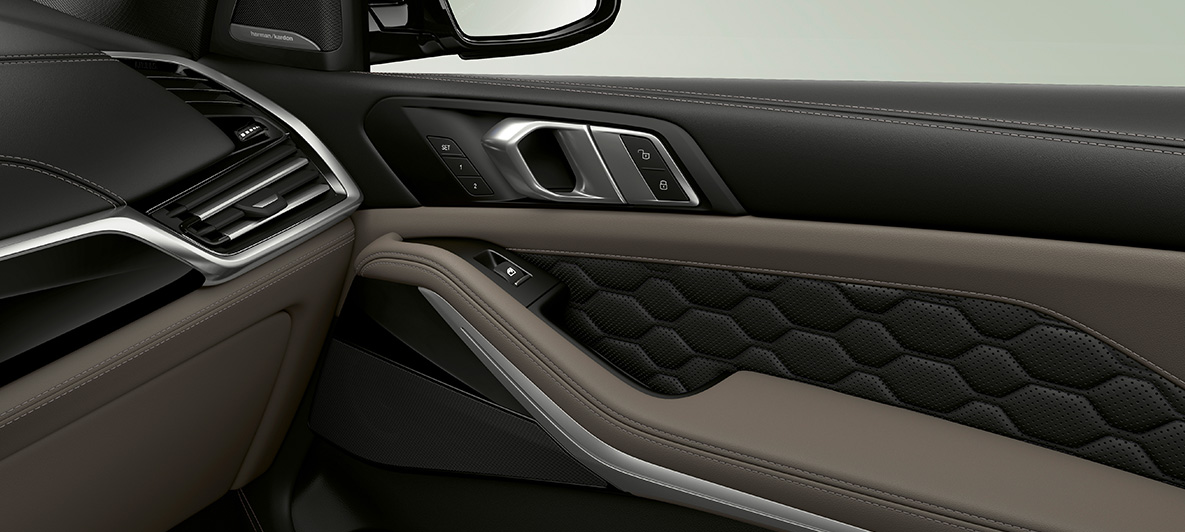 Tout cuir Merino, BMW X5 M, F95 Tout cuir Merino, BMW X5 M, F95 2020 SUV, intérieur