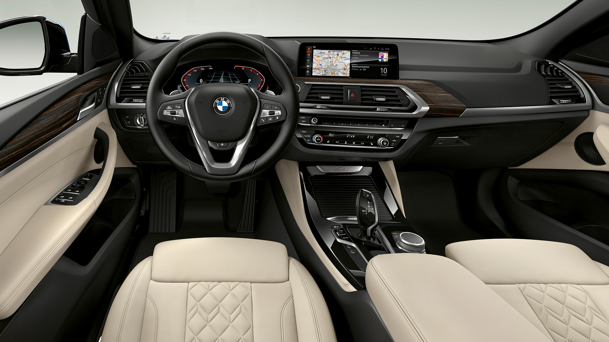 Poste de conduite de la BMW X4 Mdèle xLine Poste de conduite de la BMW X4 xDrive20d Modèle xLine G02 2018 habitacle