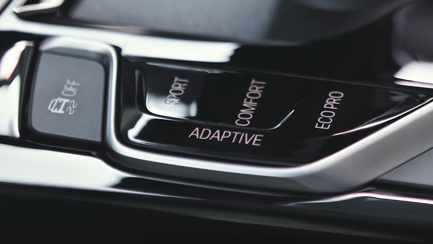 BMW X5 G05 BMW Plug-in Hybrid mode eDrive vue en gros plan